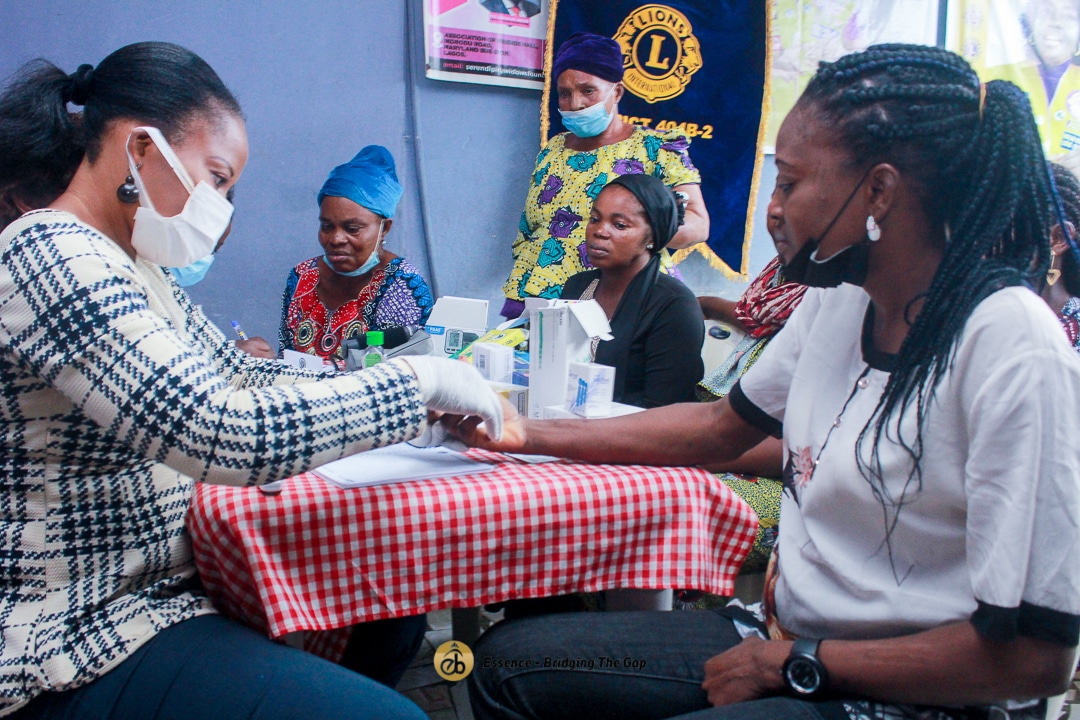 The Widow Care Centre Through the Lions Clubs International Foundation (LCIF) Free Diabetes and Hypertension Screening for Widows